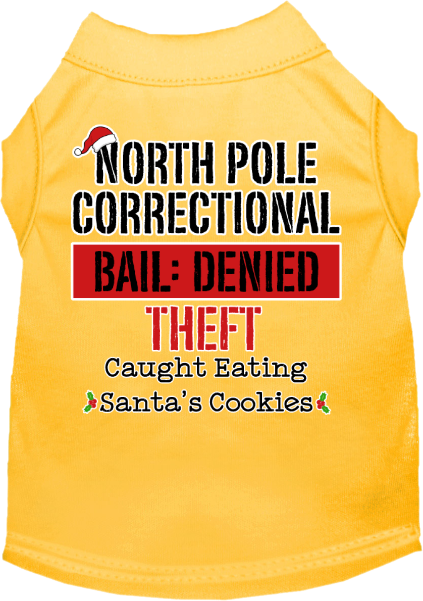 As You Wish Apparel – "North Pole Correctional" Christmas Pet Shirt