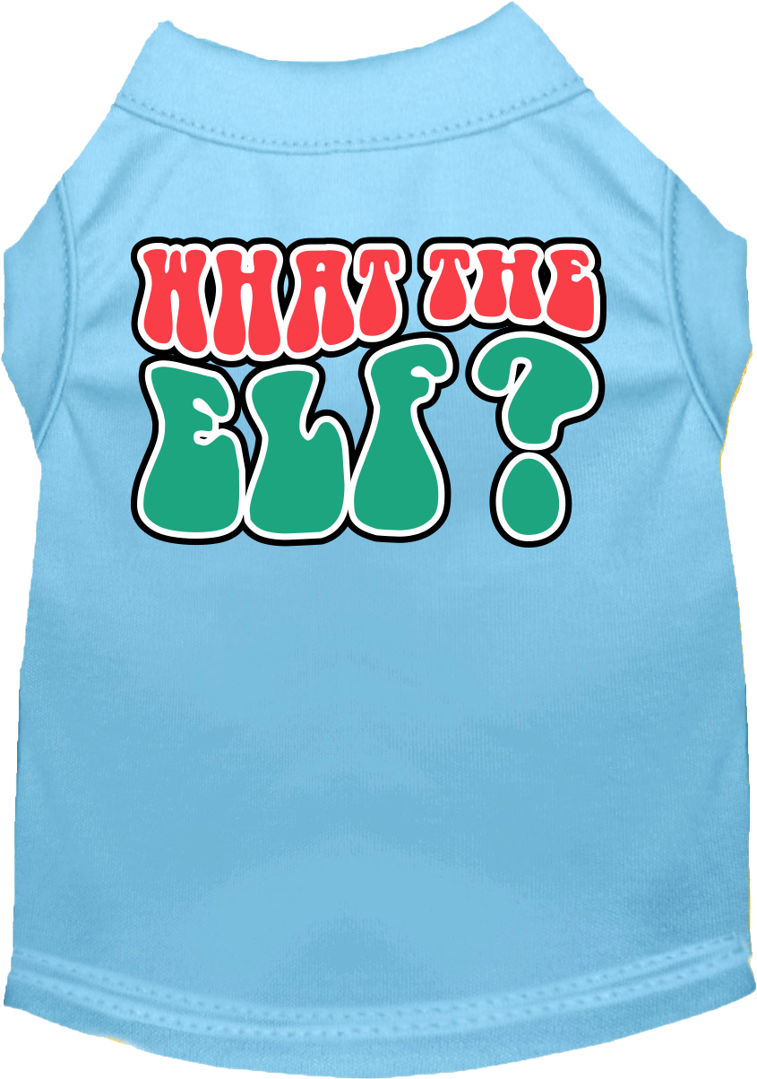 As You Wish Apparel – "What The Elf" Christmas Pet Shirt
