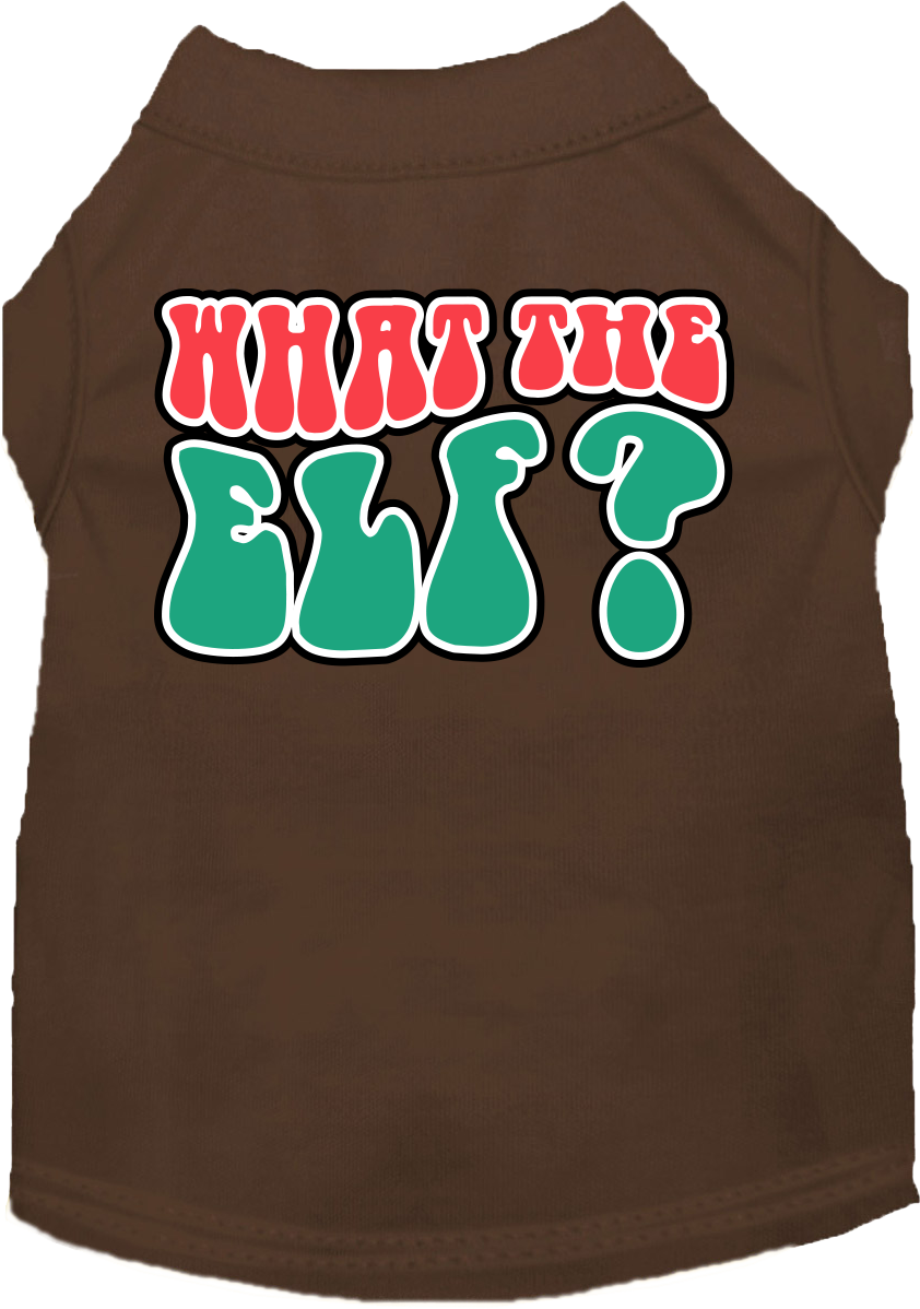 As You Wish Apparel – "What The Elf" Christmas Pet Shirt