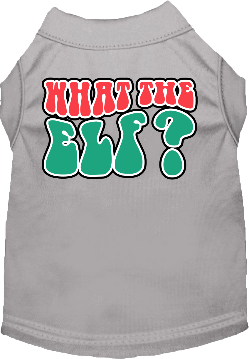 As You Wish Apparel – "What The Elf" Christmas Pet Shirt