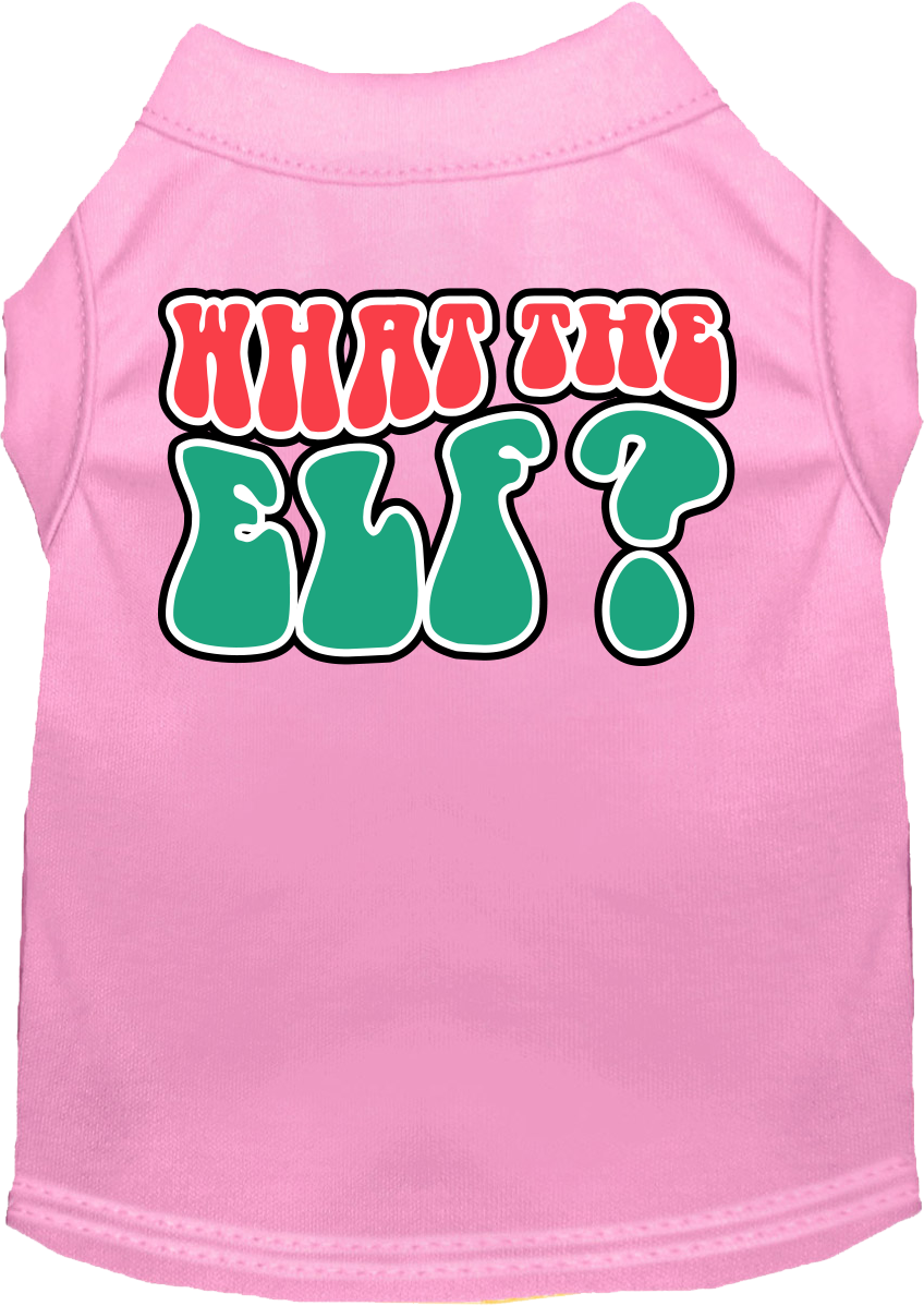 As You Wish Apparel – "What The Elf" Christmas Pet Shirt