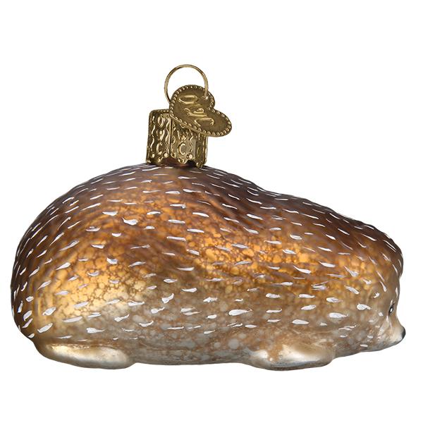 Old World Christmas: Vintage Hedgehog Christmas Ornament
