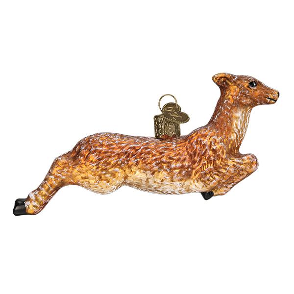 Old World Christmas: Vintage Deer Christmas Ornament