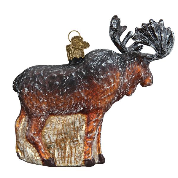 Old World Christmas: Vintage Moose Christmas Ornament