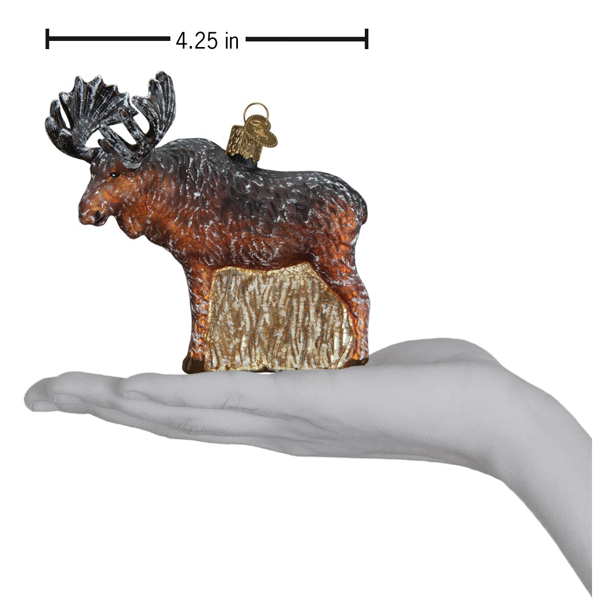 Old World Christmas: Vintage Moose Christmas Ornament