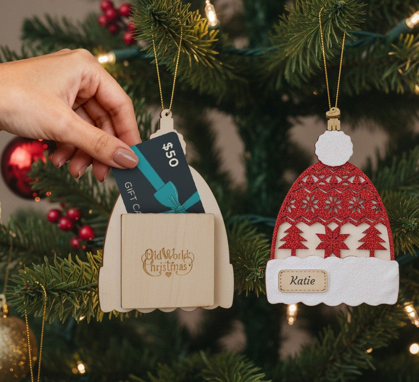 Old World Christmas: Cozy Cap Surprise Christmas Ornament