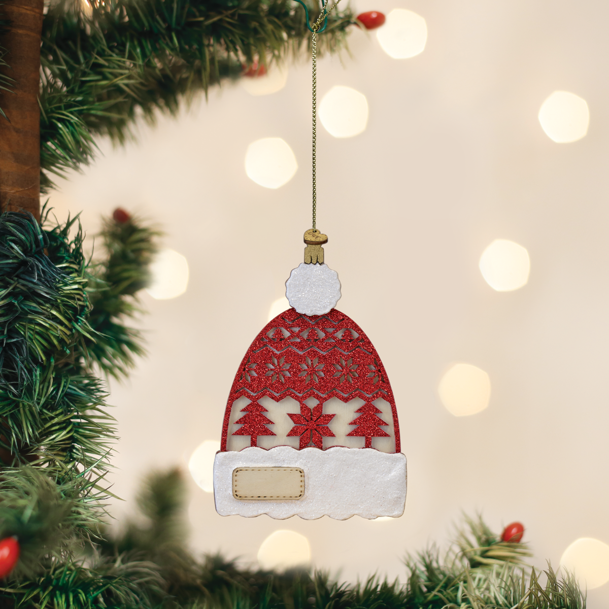 Old World Christmas: Cozy Cap Surprise Christmas Ornament