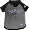 MLB Colorado Rockies Hooded Dog T-Shirt