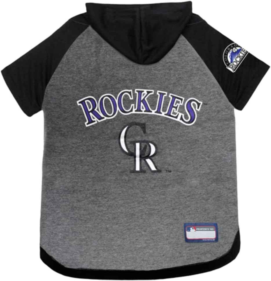 MLB Colorado Rockies Hooded Dog T-Shirt