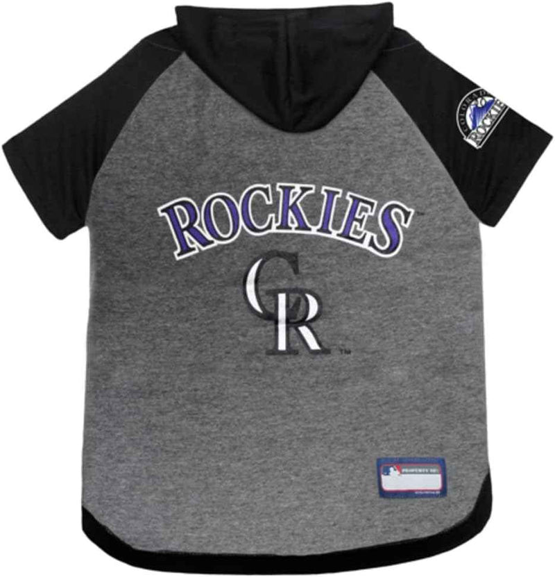 MLB Colorado Rockies Hooded Dog T-Shirt