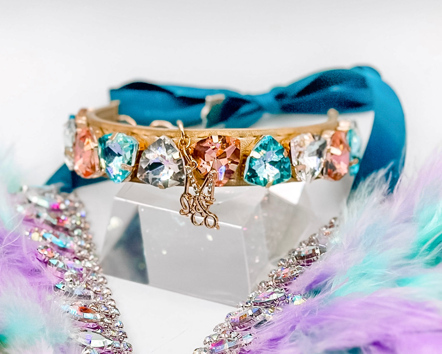 Trillion Gem Necklace: Spring