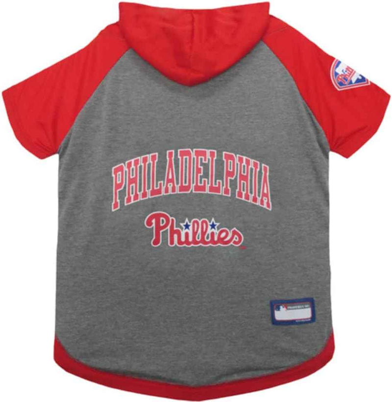 MLB Philadelphia Phillies Hooded Dog T-Shirt