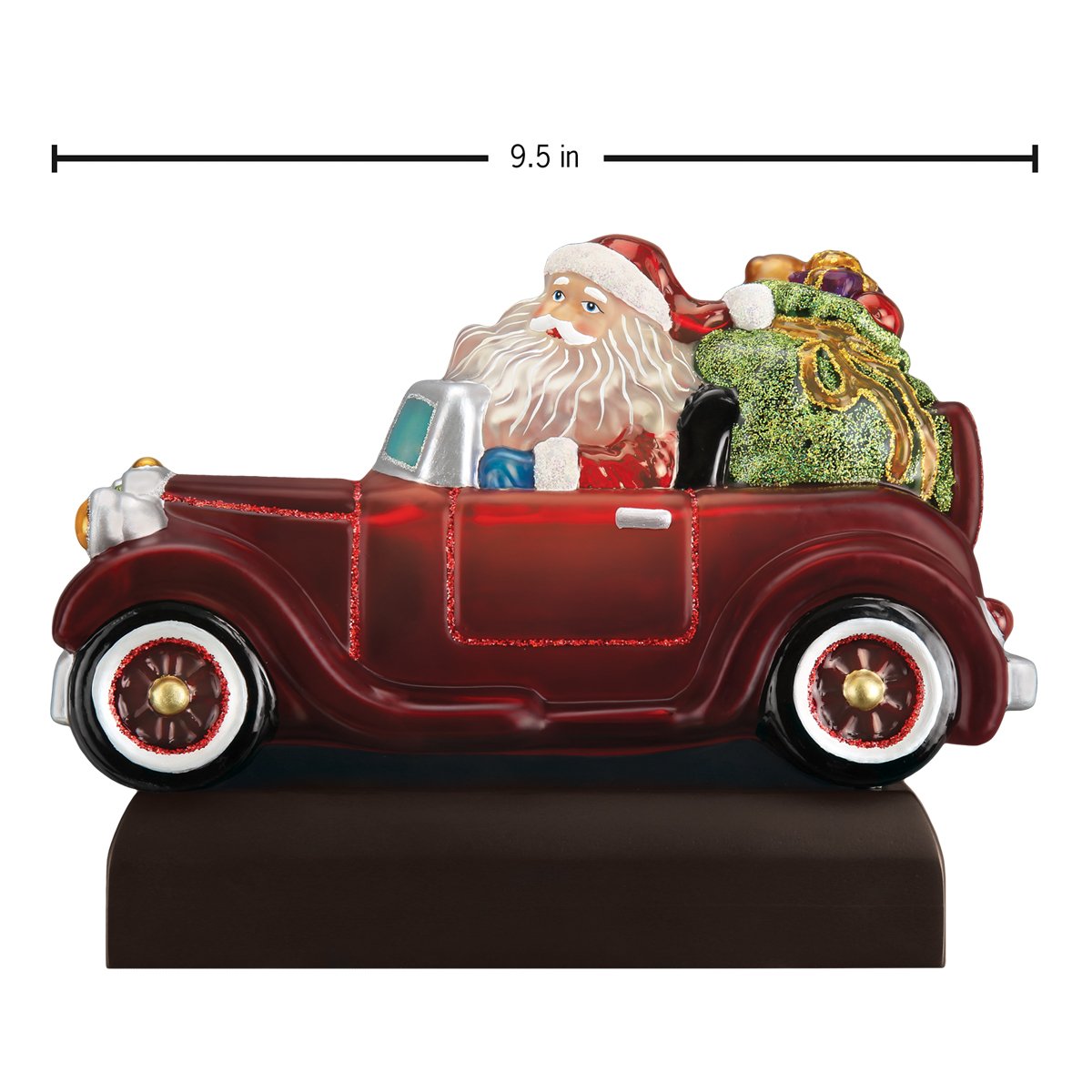 Old World Christmas: Santa in Antique Car Christmas Night Light