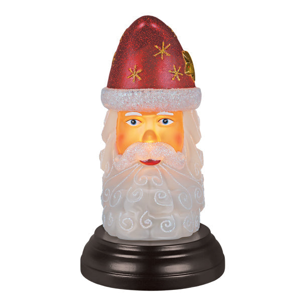 Old World Christmas: Santa Moon Face Christmas Night Light