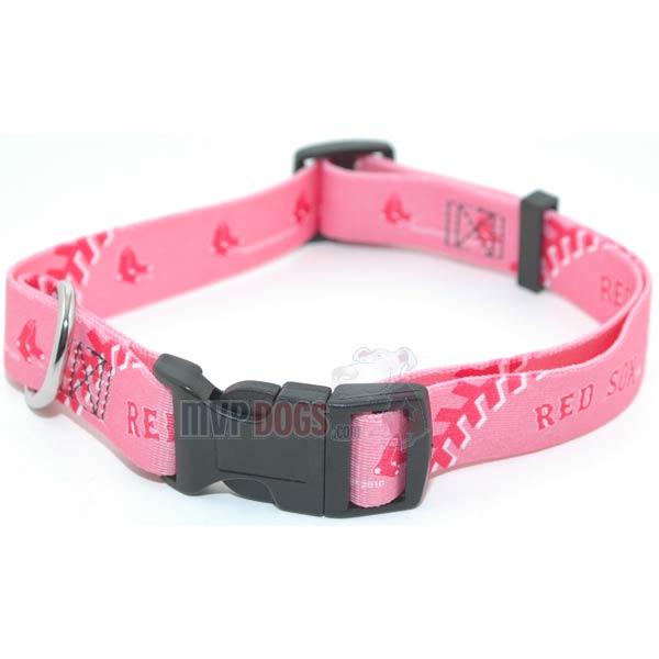 MLB Boston Red Sox Pink Dog Collar by Hunter