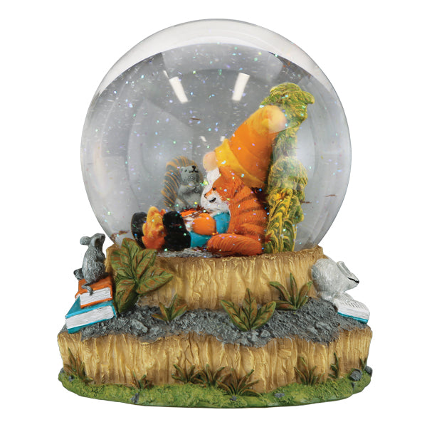 Autumn Forest Gnome Snow Globe