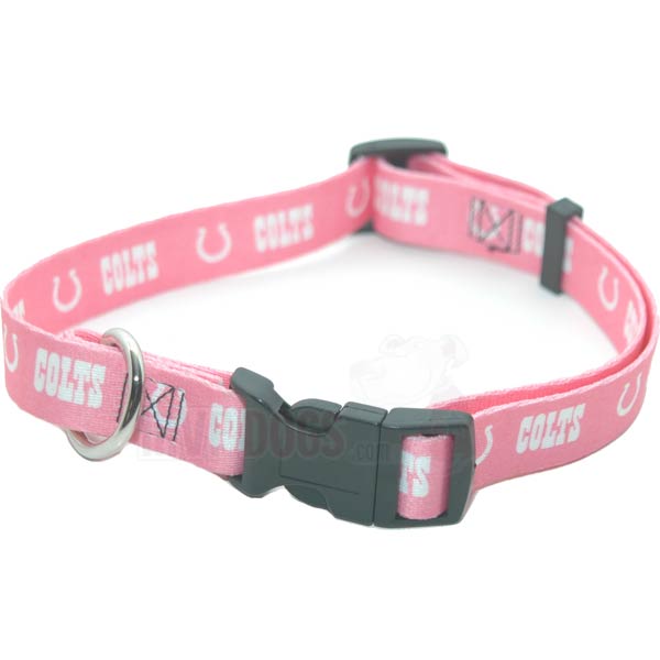 NFL Indianapolis Colts Pink Dog Collar by Hunter