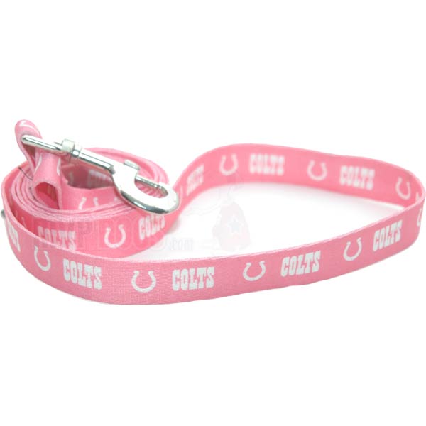 NFL Indianapolis Colts Pink Dog Leash by Hunter