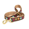 Up Country Bella Floral Cast Brass Dog Leash