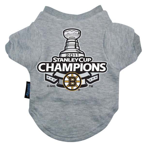 NHL Boston Bruins 2011 Champions Dog T-Shirt by Hunter