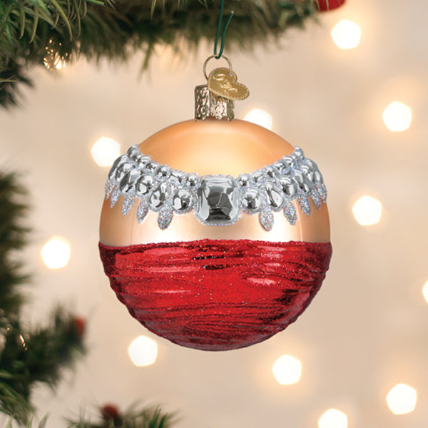 Girls Best Friend Round Ornament