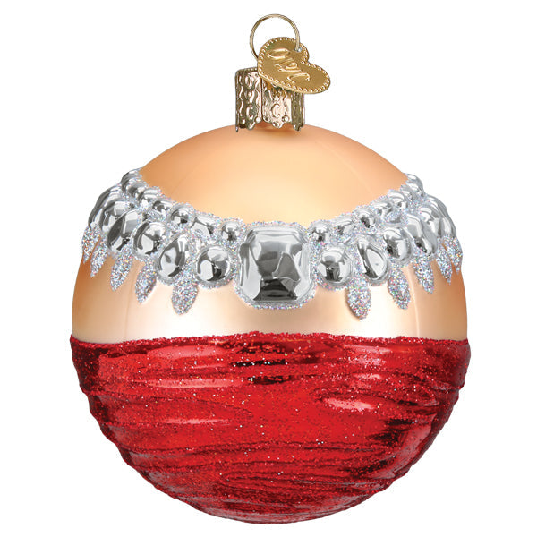Girls Best Friend Round Ornament