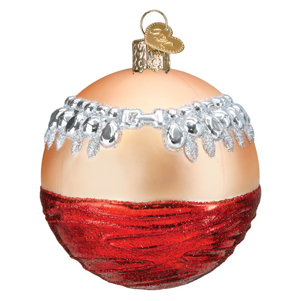 Girls Best Friend Round Ornament