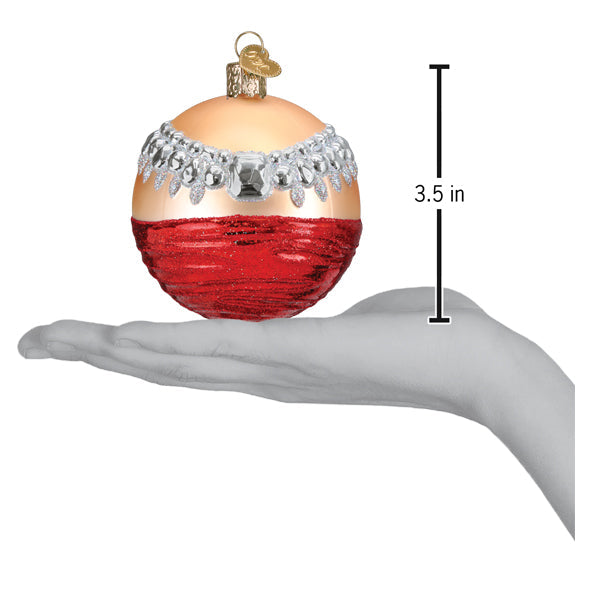 Girls Best Friend Round Ornament