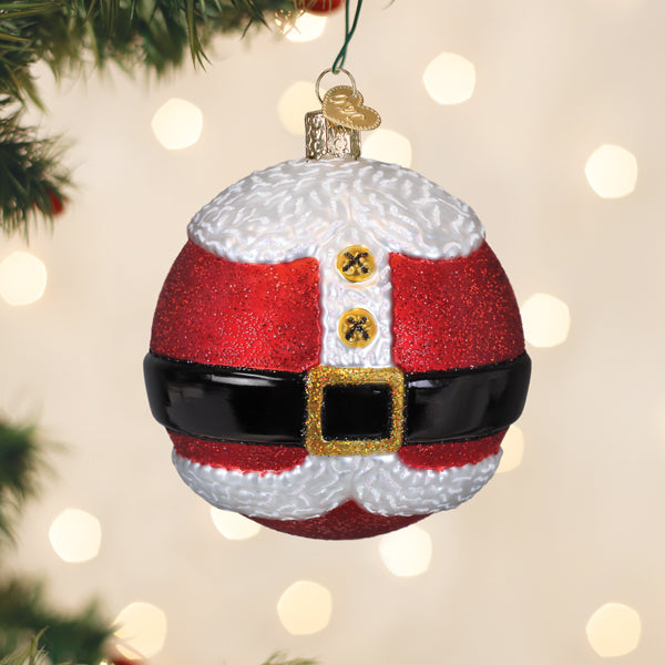 Old World Christmas: Mr. Claus Round Christmas Ornament
