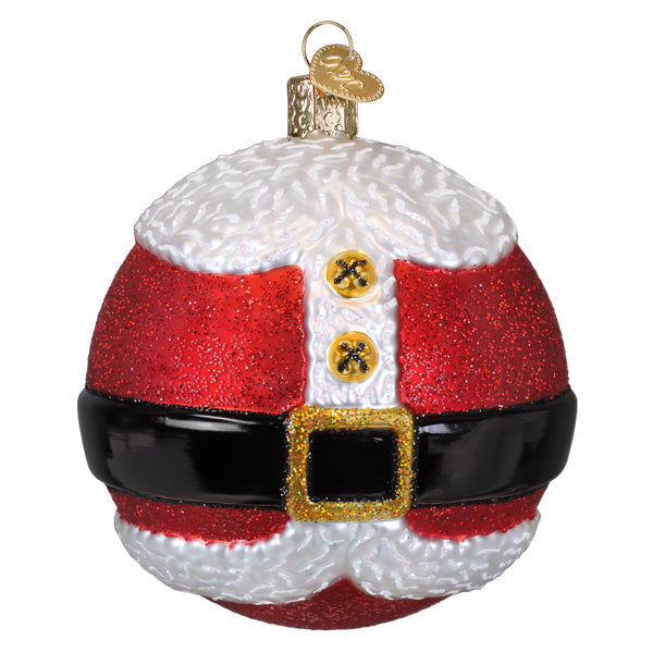Old World Christmas: Mr. Claus Round Christmas Ornament