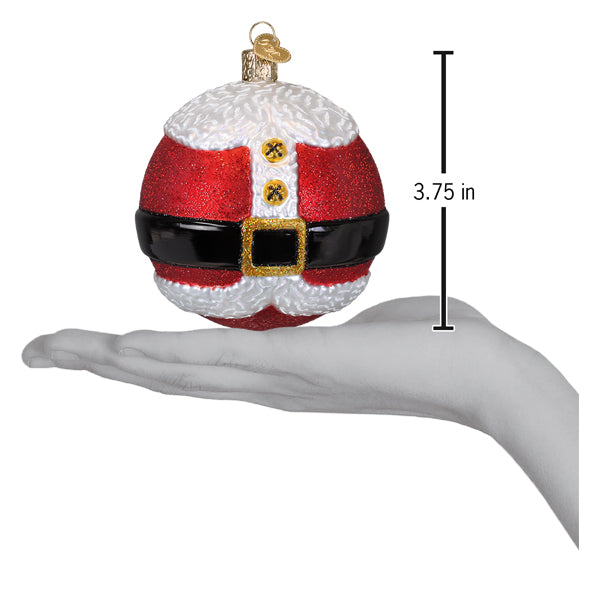 Old World Christmas: Mr. Claus Round Christmas Ornament