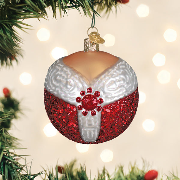 Old World Christmas: Mrs. Claus Round Christmas Ornament