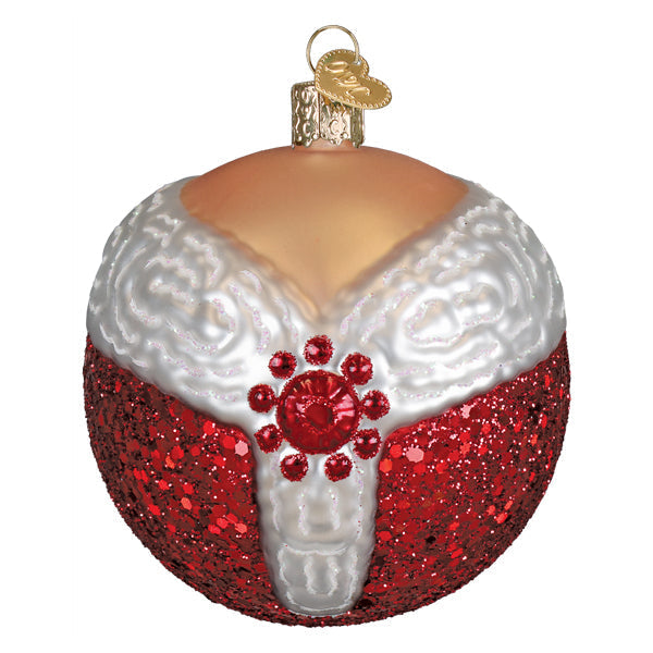 Old World Christmas: Mrs. Claus Round Christmas Ornament