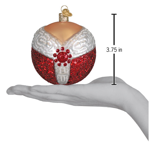 Old World Christmas: Mrs. Claus Round Christmas Ornament