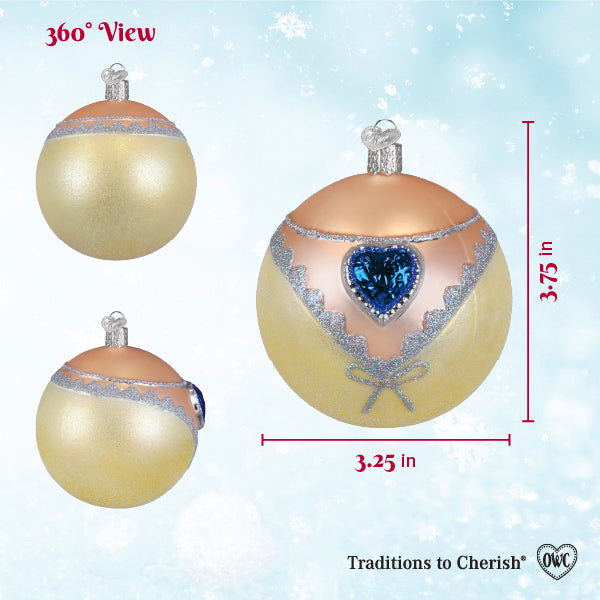 Old World Christmas: Soul Of The Sea Round Christmas Ornament
