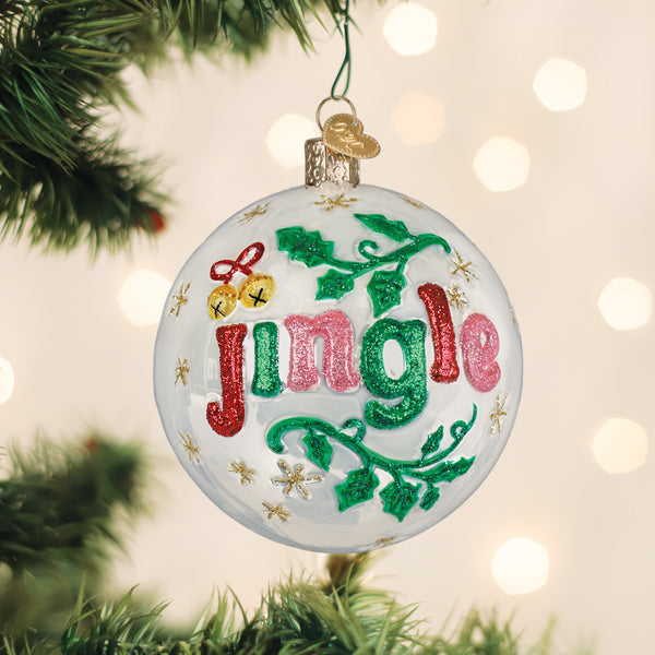 Old World Christmas: Jingle Round Christmas Ornament