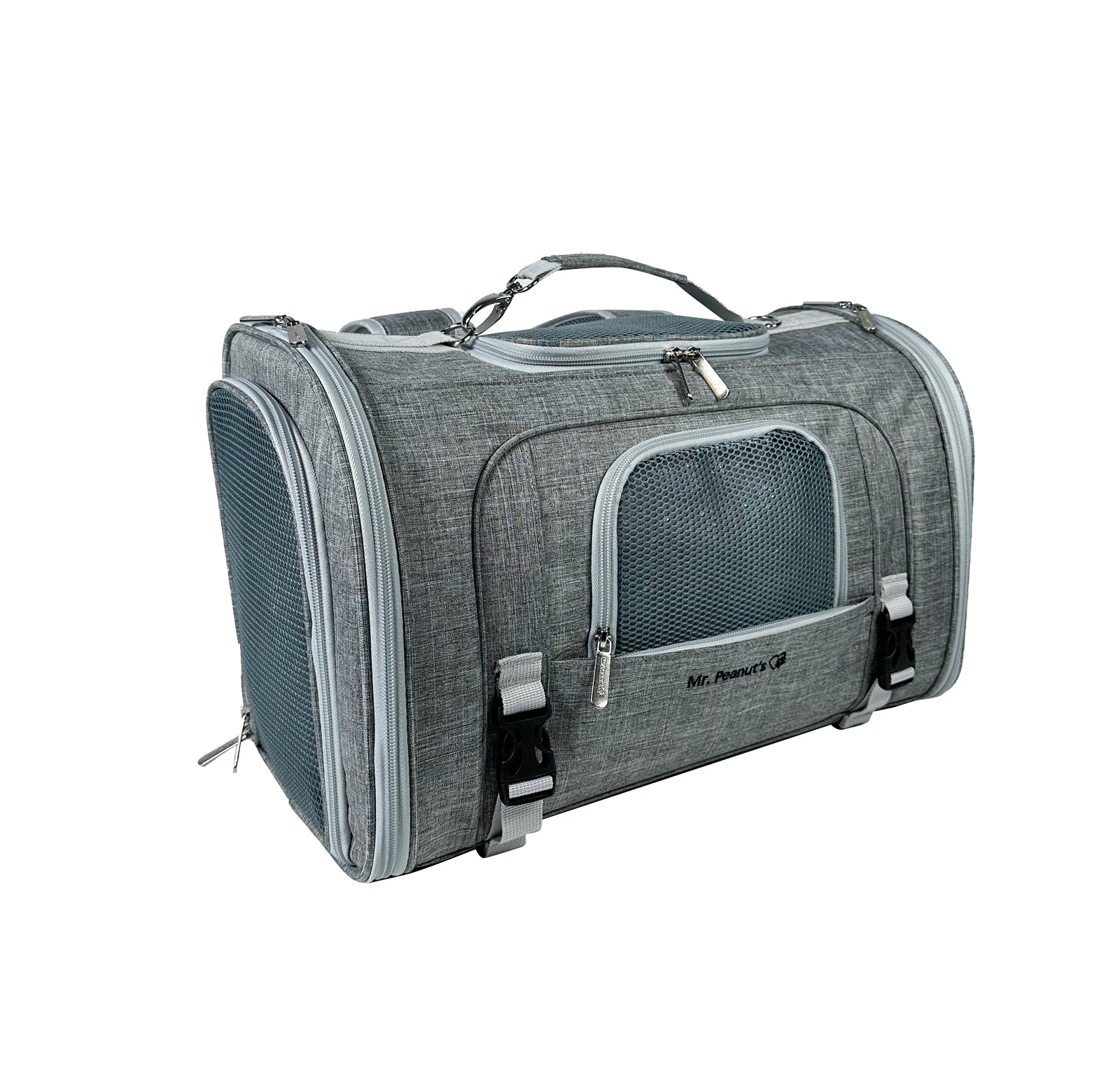 Mr. Peanuts Monterey Series Airline Compliant Horizontal Backpack Pet Carrier | HT Animal Supply