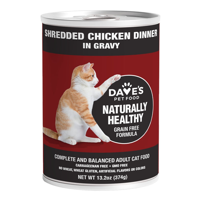 Daves Cat Naturally Healthy Grain Free Chicken In Gravy (13.2oz) | HT Animal Supply