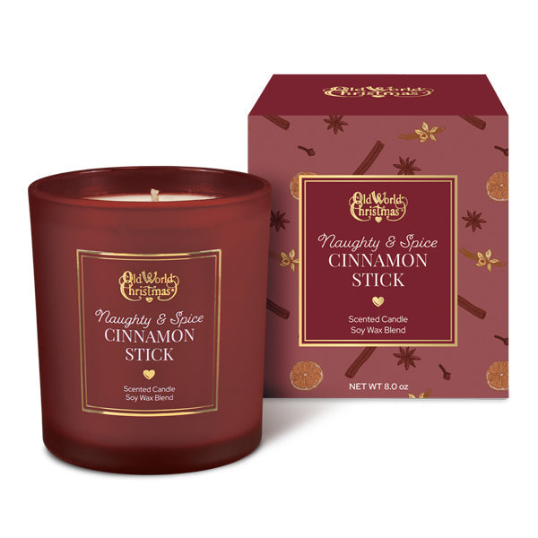 Old World Christmas: Naughty & Spice Cinnamon Stick Scented Candle