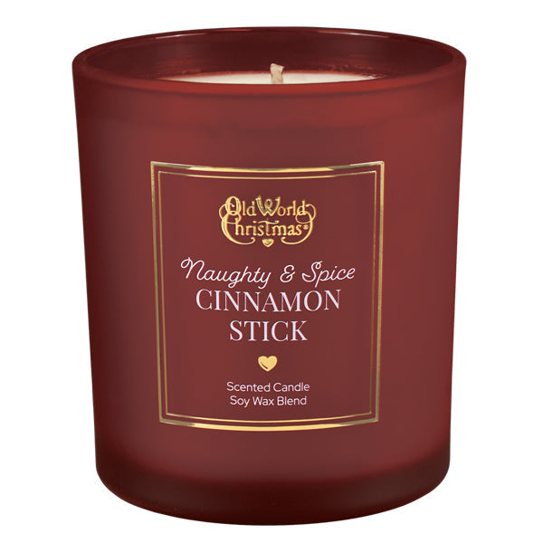 Old World Christmas: Naughty & Spice Cinnamon Stick Scented Candle