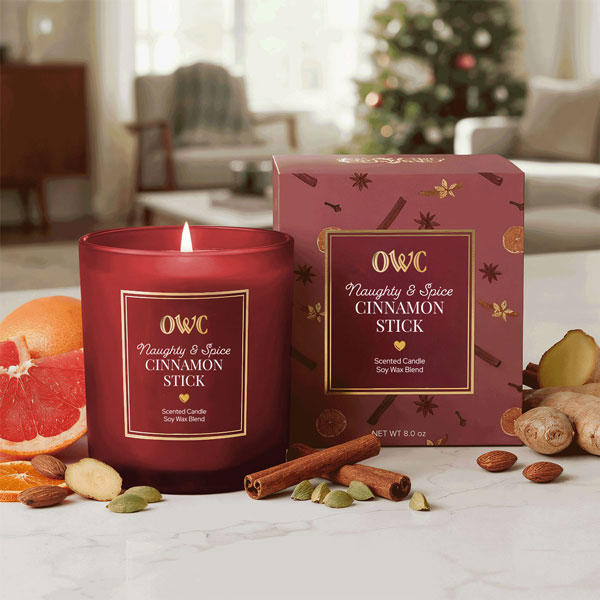 Old World Christmas: Naughty & Spice Cinnamon Stick Scented Candle