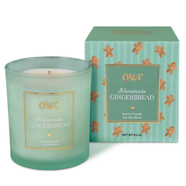 Old World Christmas: Homemade Gingerbread Scented Candle