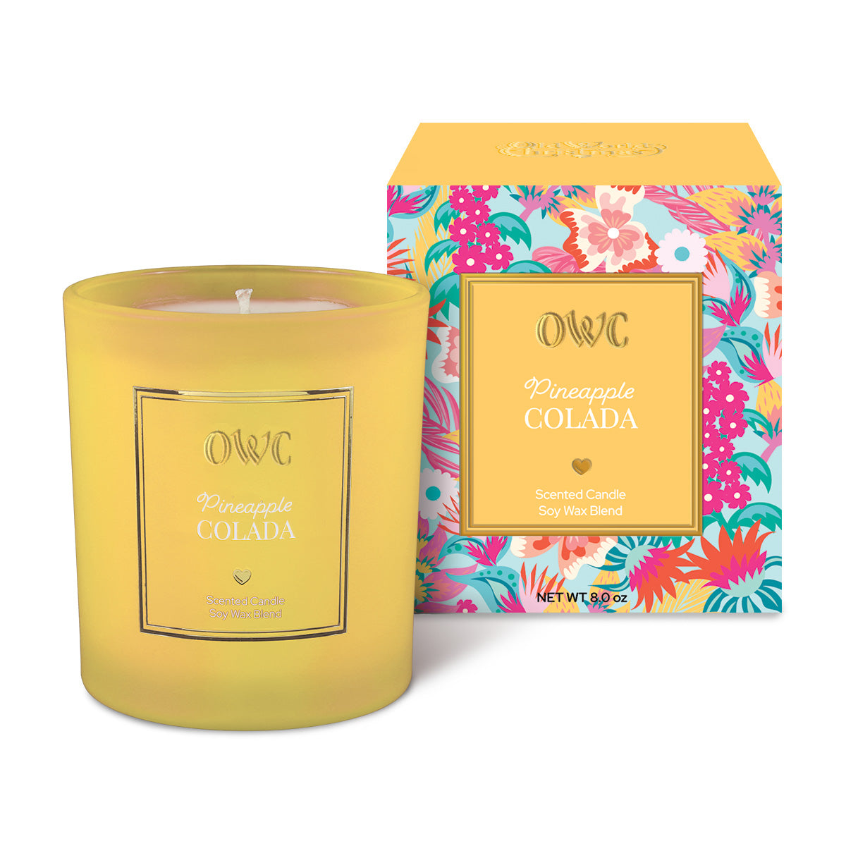 Old World Christmas: Pineapple Colada Scented Candle