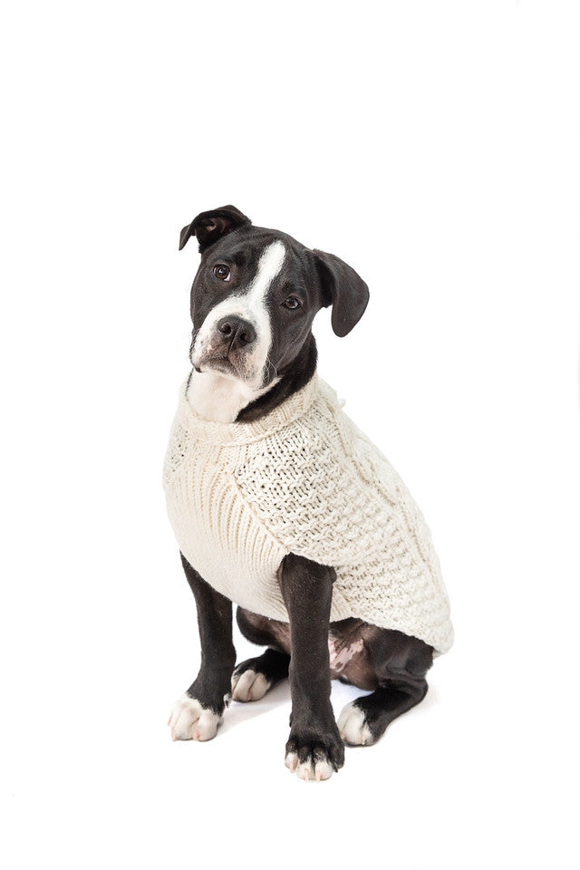 Cable Knit Sweater - Natural