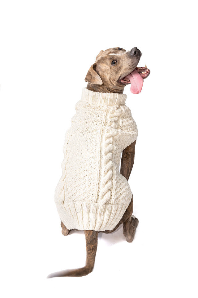 Cable Knit Sweater - Natural