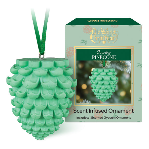 Old World Christmas: Country Pinecone Scented Christmas Ornament