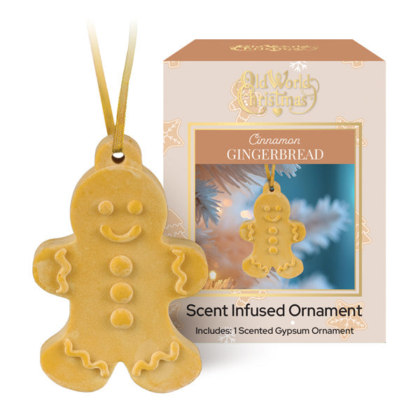 Old World Christmas: Cinnamon Gingerbread Scented Christmas Ornament