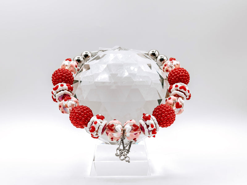Magbubu Party I: Red Velvet Whirl Necklace
