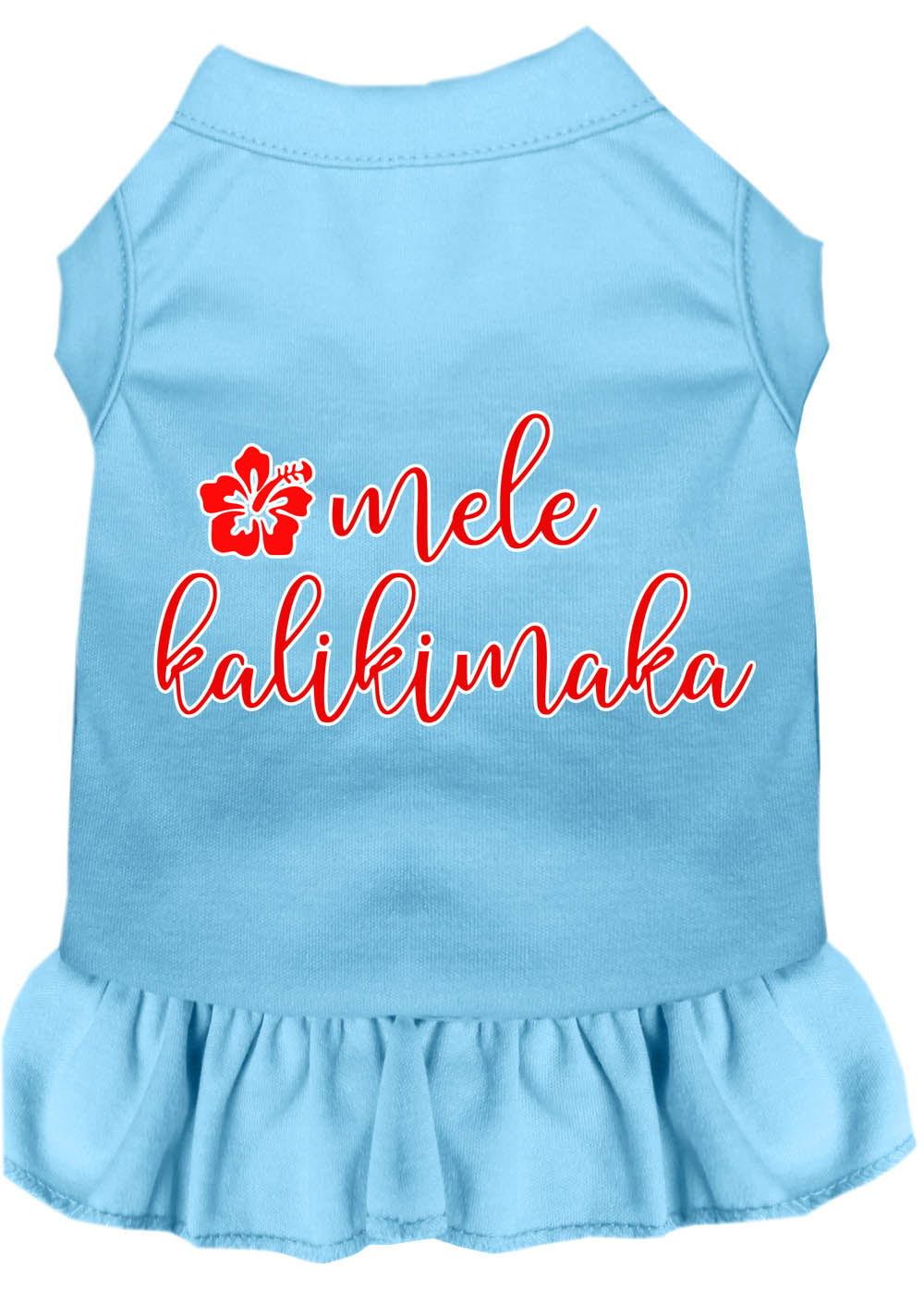 As You Wish Apparel – "Mele Kalikimaka" Christmas Pet Dress