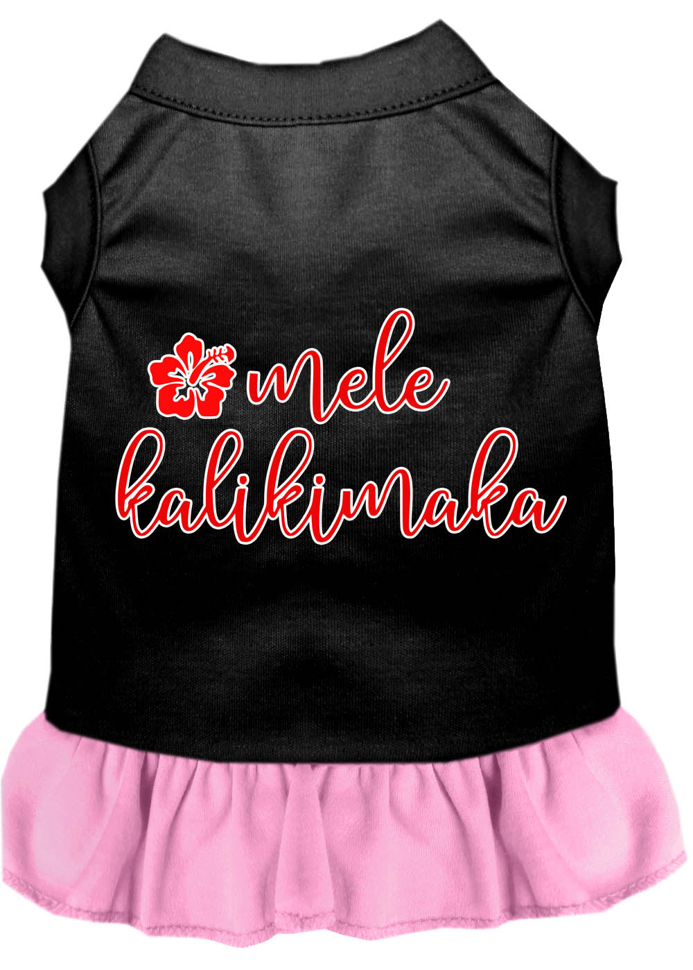 As You Wish Apparel – "Mele Kalikimaka" Christmas Pet Dress